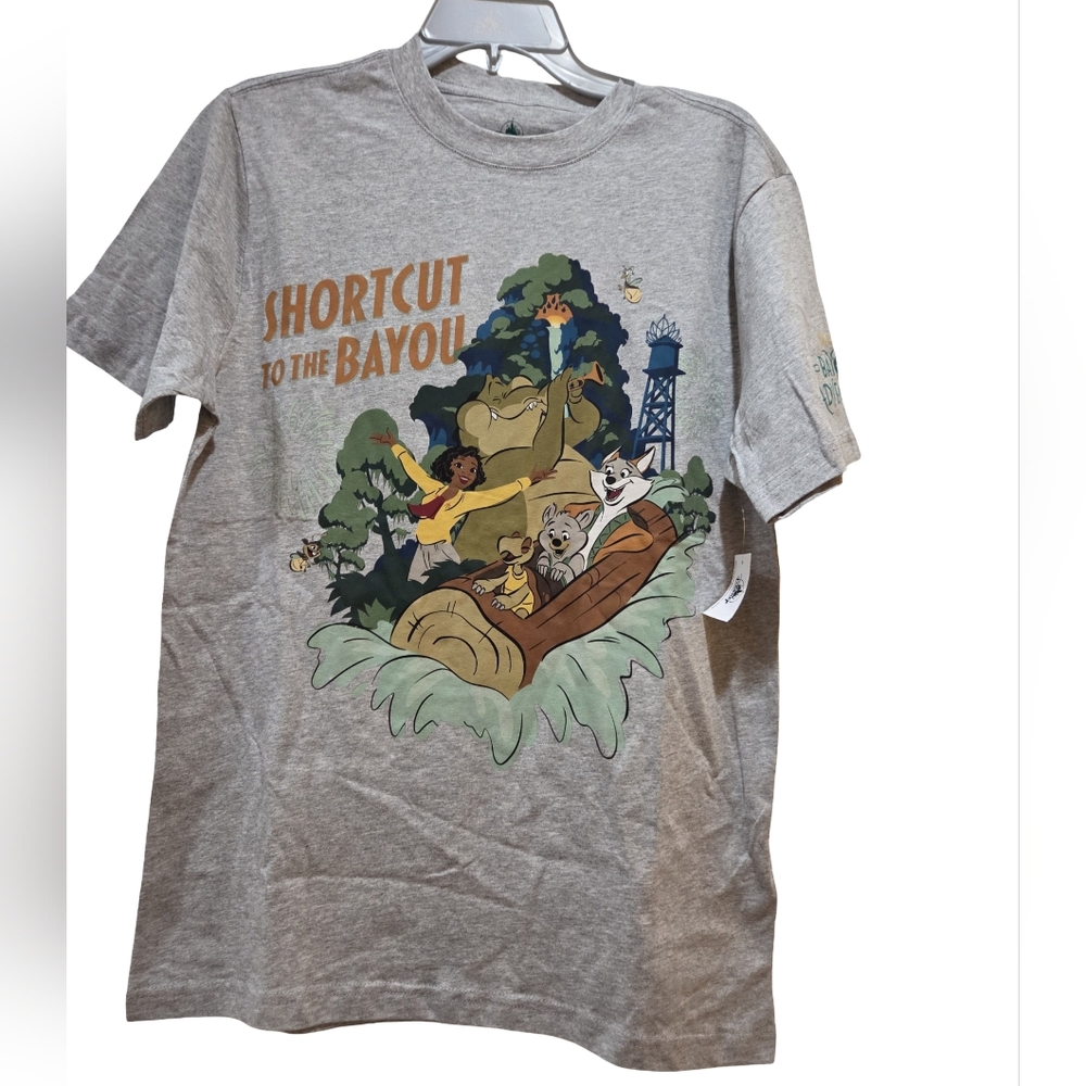 Disney Parks TIANA'S ADVENTURE Shortcut to Bayou T-Shirt Adult Size Small NEW